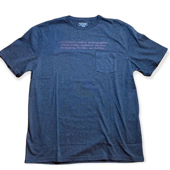 NWT Wool + Pepper Co. CEO Pocket Tee - Picture 3 of 3